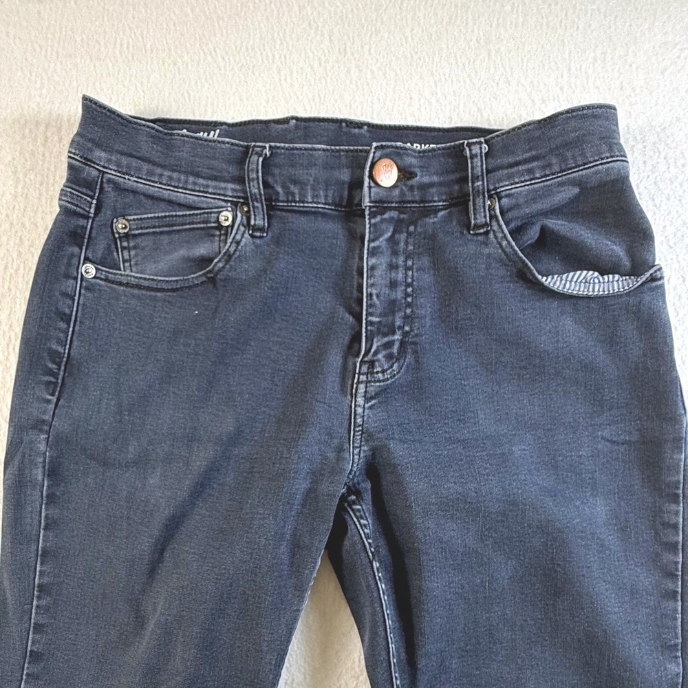 Mugsy Jeans Mens 30x30 Darkest Blue Slim Fit Stretch Performance Denim